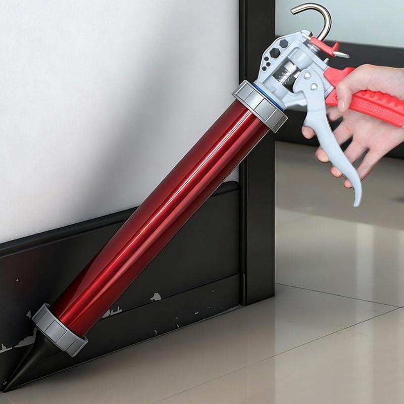 Professional Caulking Applicator Featuring Automatic Cut Off Mechanism Labor Saving Function Compatibility with Round Bagged Adhesives Strong Build