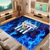 Tappeto in Velluto di Cristallo con Stampa del West Bromwich Albion Football Club, Comodo Assorbente d'Acqua Antiscivolo Tappeto per Pavimento Interno