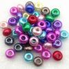 20pcs 14mm Mix Colour Big Hole Acrylic Beads Spacer Loose Beads for Jewelry Making DIY Handmade Bracelet Accessories(hole:5mm)