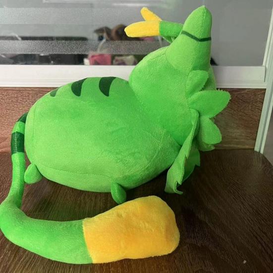 Plush Cat Doll Furry Alien Cat Stuffed Plushies Doll Toy Green Cat