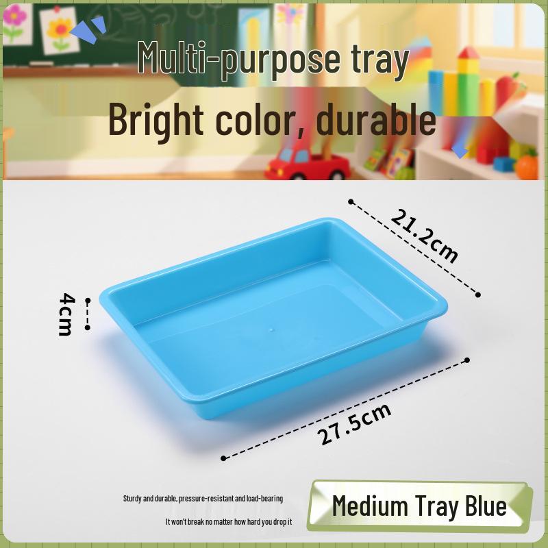 Mehrzweck-Kunststofftablett: Katzentoilette, Aufbewahrung, Malerei & Experimentelle Nutzung für Studenten