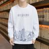 NASA NOAH Herren Urban Print Langarm Rundhals Sweatshirt