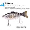 1Pcs Angeln Locken 3D Augen Crankbait Swimbait Künstliche Köder mit Haken Karpfen Bass Süßwasser Angeln