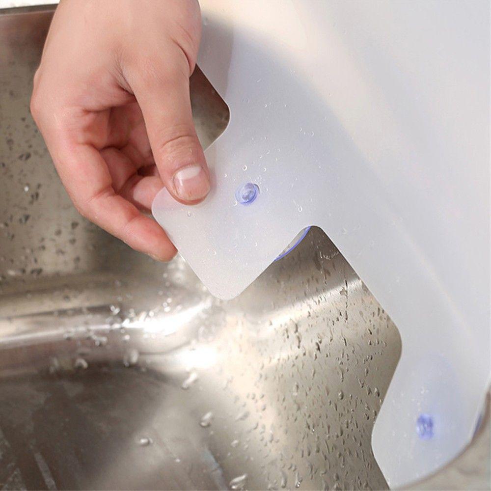 Kitchen Accessories Sucker Plastic Water Splash Sucker Baffle Sink Baffle Plastic Dam-board