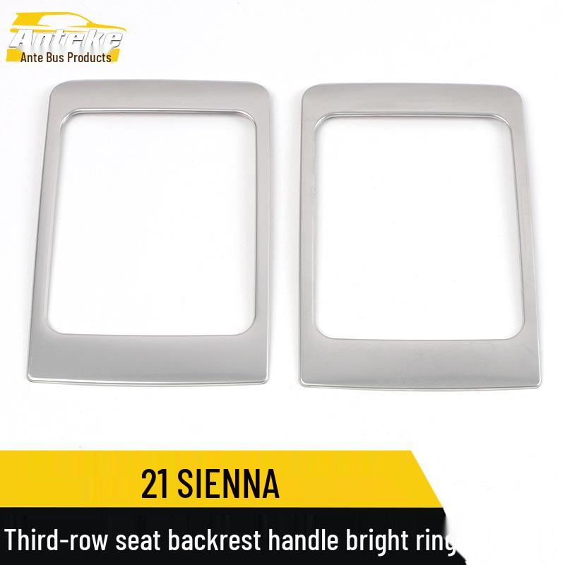 21 Sienna Third Row Seat Backrest Handle Decorative Sticker