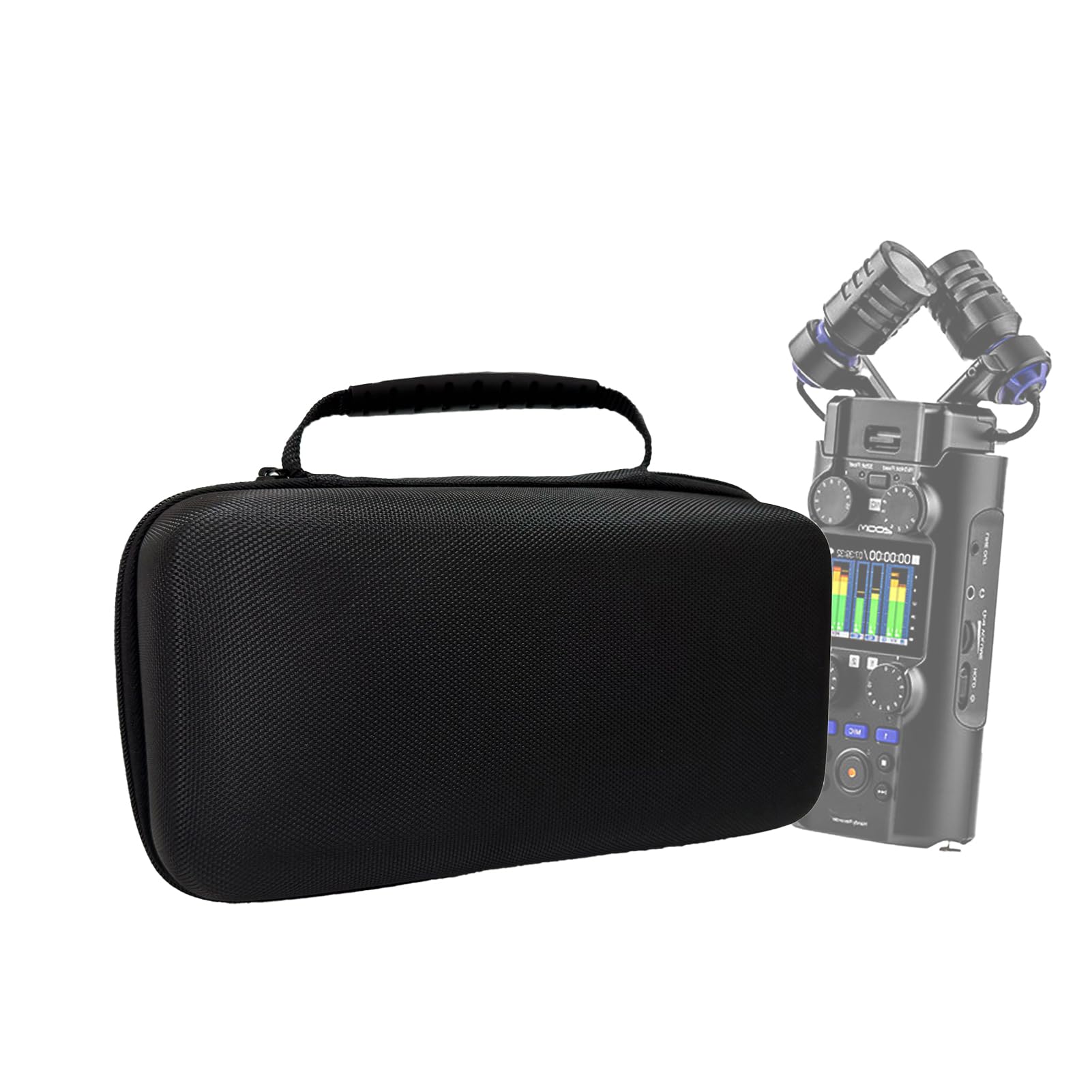 

Kimyoaee Zoom H5studio Compatible EVA Storage Case with Net Pocket, Elastic Strap, and Handle for Protecting Your Recorder