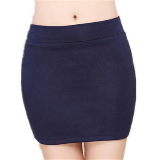 Plus Size High-Waisted Bodycon Pencil Skirt for Women, Summer Slimming Hip-Hugging Stretch Skirt