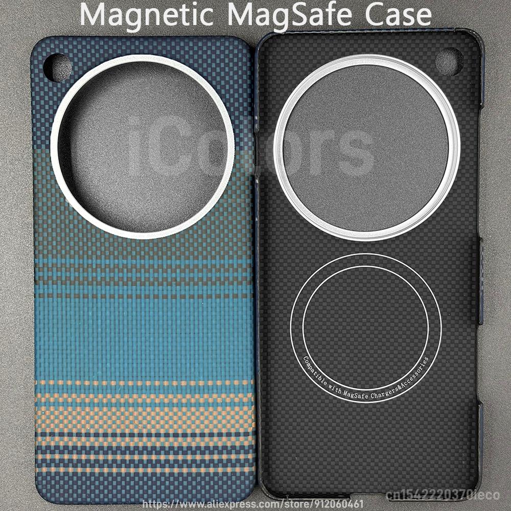 For OPPO Find X9 Ultra Case Glass Version Aramid Carbon Fiber Case Magnetic with MagSafe Ultra Thin Lightweight Protective Cover