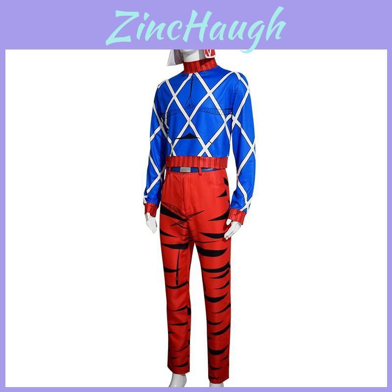 Jojo's Bizarre Adventure Golden Wind Giorno Costume Cosplay Per Role Play Anime