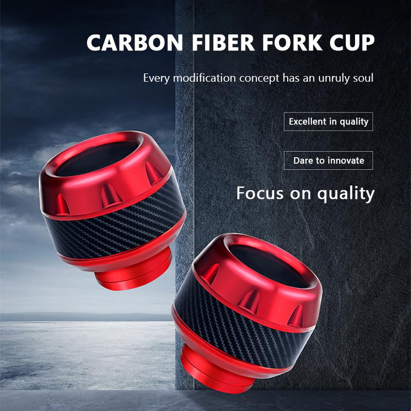 SEAMETAL 2Pcs Aluminum Alloy Motorcycle Crash Protector Scooter Wheel Front Fork Frame Falling Protection Pads Sliders Moto Exterior