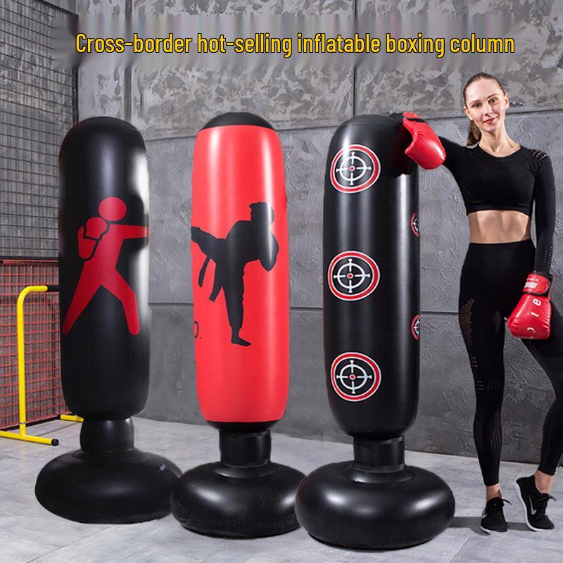 Kids & Adults Inflatable PVC Punching Bag - Fitness & Relaxation Toy