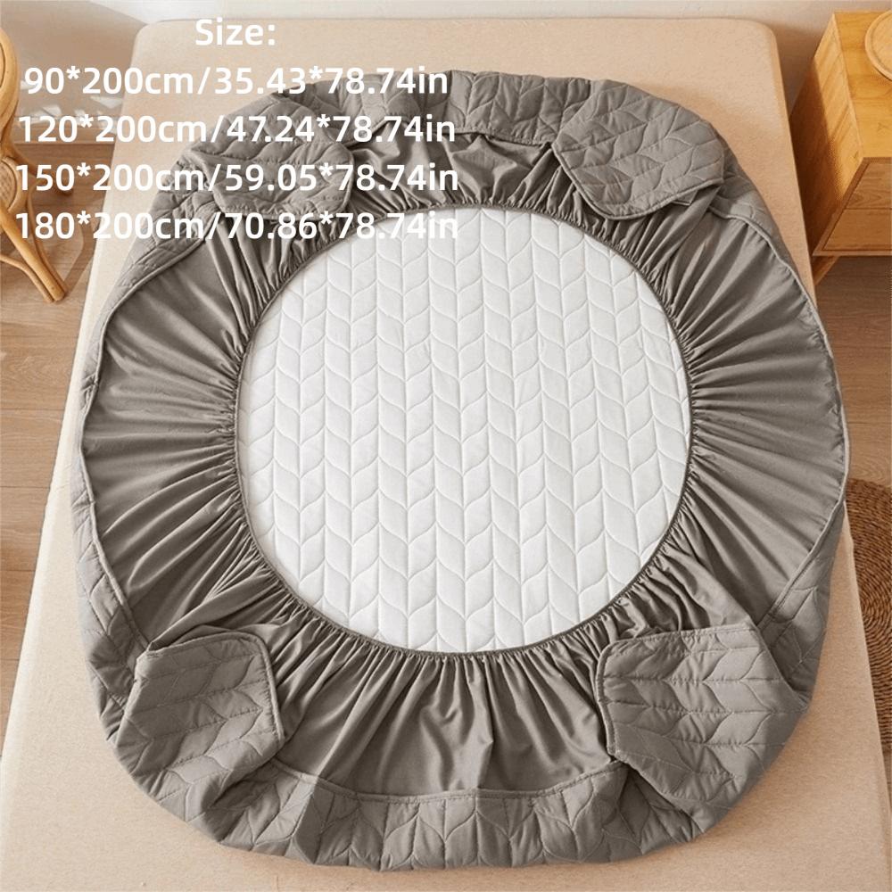 Thicken Non Slip Fitted Sheet Skin-friendly 90/120/150/180cm Elastic Bedsheet Waterproof Elastic Band Home Bed Linen Bedroom Use