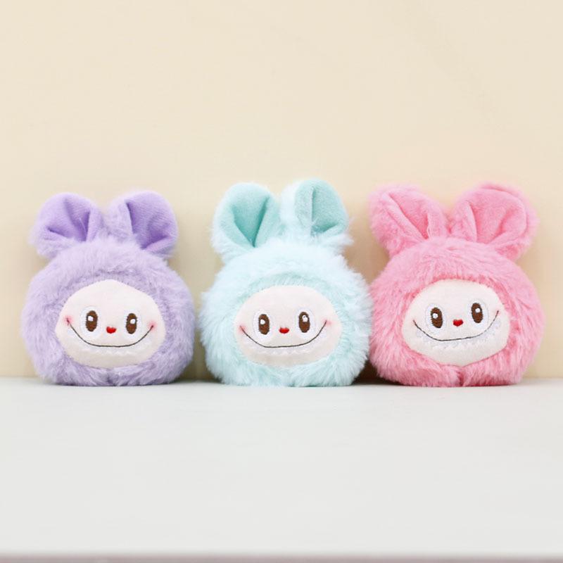 Plush Adorable Bunny Keychain Super Soft Short Plush Stuffed Toy Animal