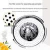 Compact Stainless Steel Manual Juicer - Portable Lemon & Orange Squeezer for Home Use