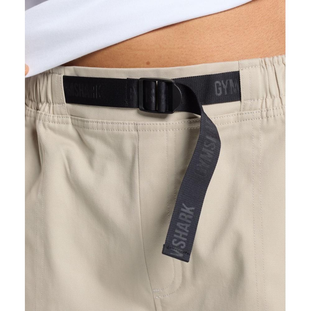 Gymshark Pantaloni scurți țesuti pentru ziua de odihnă, gri pietriș, A5a6d Gb7p.