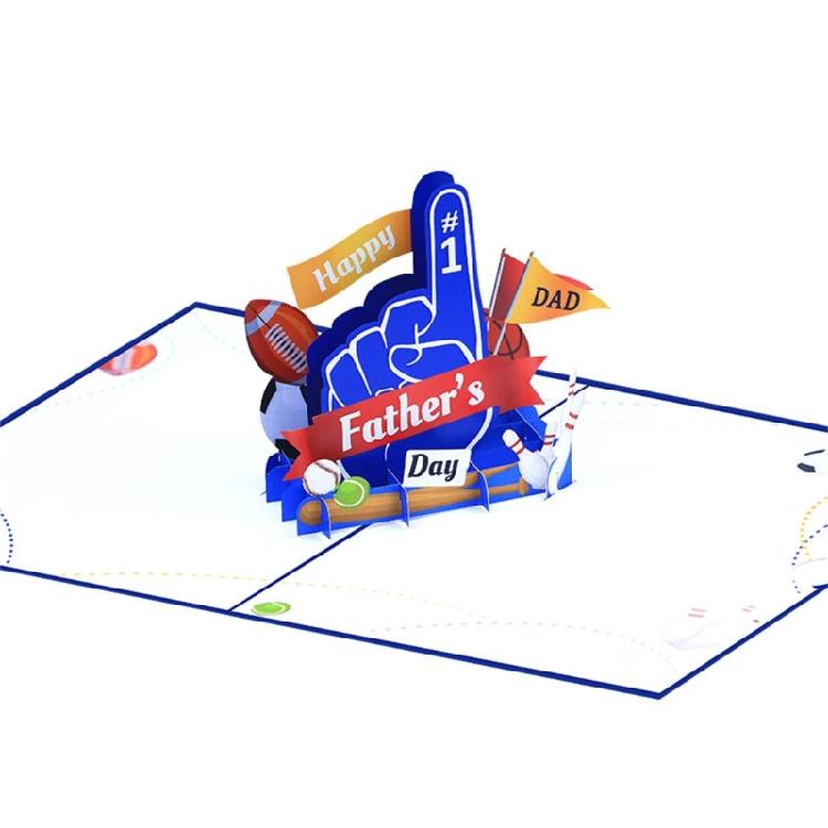 Father Day Heartwarmings 3D Blessing Card for Special Day Moment 3D Effect