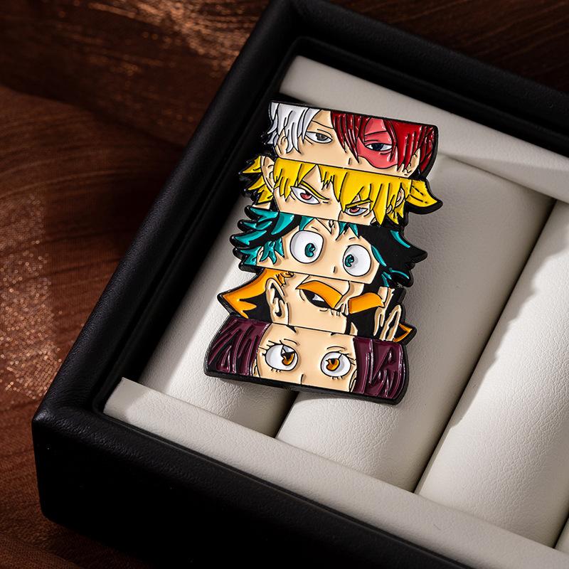 

Cartoon Characters Anime Peripherals Metal Badges Student School Bags Accessories Clothes Brooches Pins