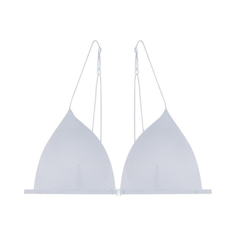 Push Up Bra Backless Women Jelly Bras Low Cut Sexy Plunge Brassiere Open Back Wedding Underwear Invisible Seamless Deep V Lingerie