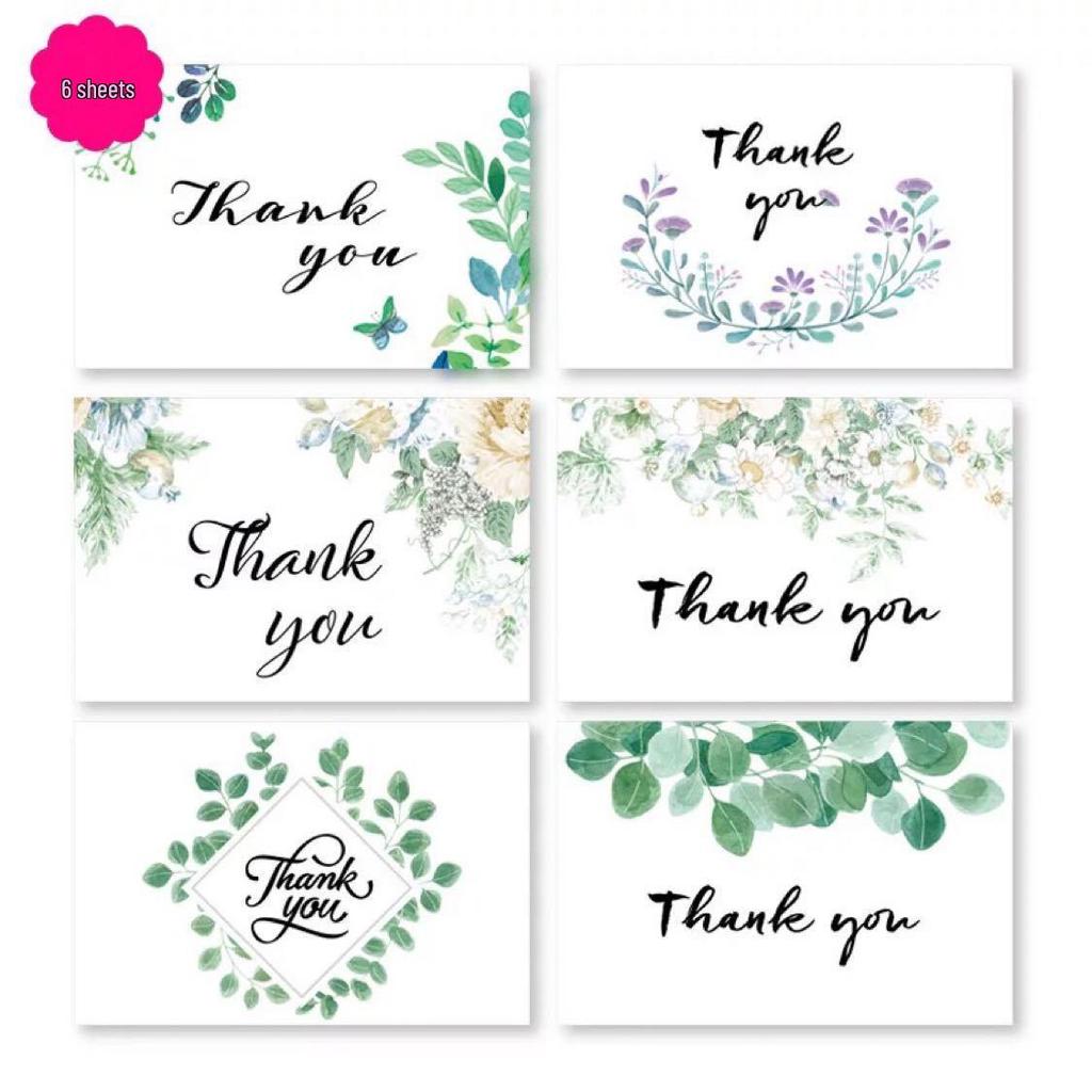 Korean-Style Thank You & Holiday Greeting Card with Free Shipping