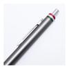 Orobianco Freccia Ballpoint Pen, Gunmetal CT, Knock-Type, 0.5mm, Straight Barrel Design, Aluminum (Anodized), Approx. 142mm Length, Approx. 9mm Max