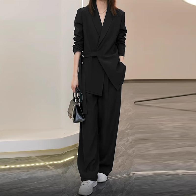 ZANZEA Women Long Sleeve Blouse and Pants Casual Two Piece Suit Sets