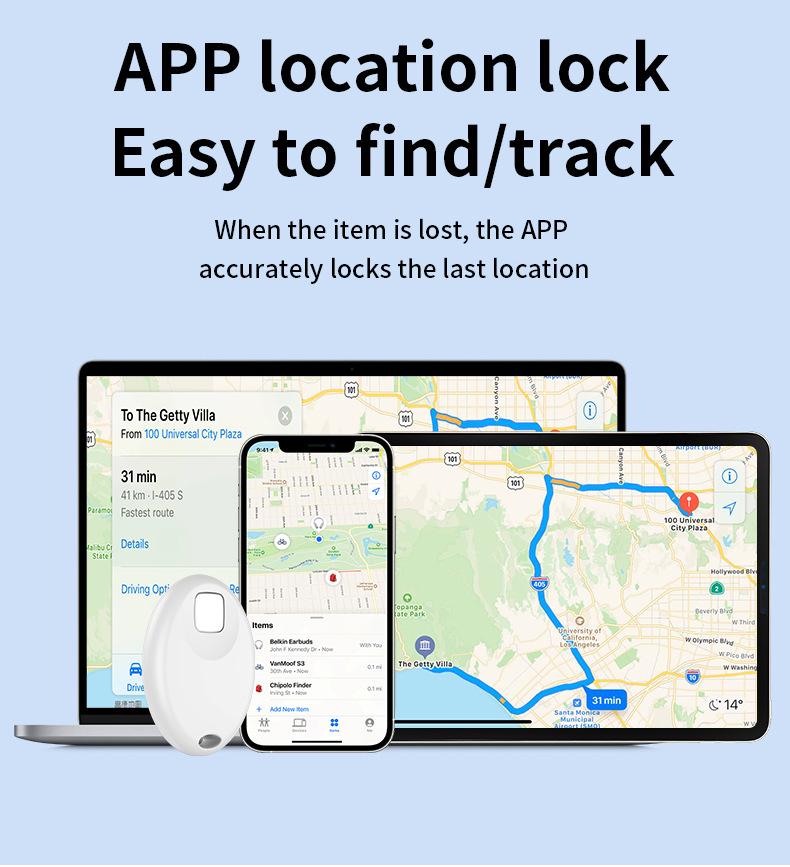 Localizador Airtag: Dispositivo Inteligente Bluetooth Anti-Perda para Animais de Estimação