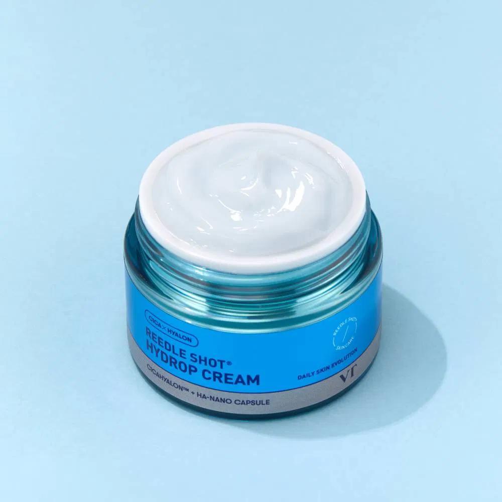 VT Cosmetics Reedle Shot Hydrop Cream Special Set 50ml + 2ml x 3 Niacinamide Panthenol Hyaluronic Acid Cica Hydrating Face Cream