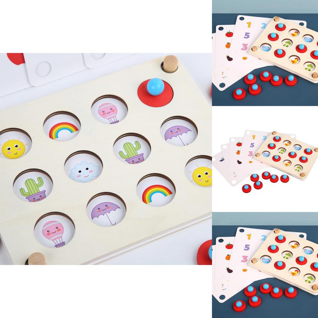 Wooden Memory Game Chess For Kids With Focus Training And Educational Fun