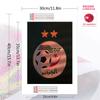 Algeria national football logo Pattern  3pcs 100% Round Full Drill 5D DIY Diamond Painting Embroidery Cross Stitch Rhinestone Décor