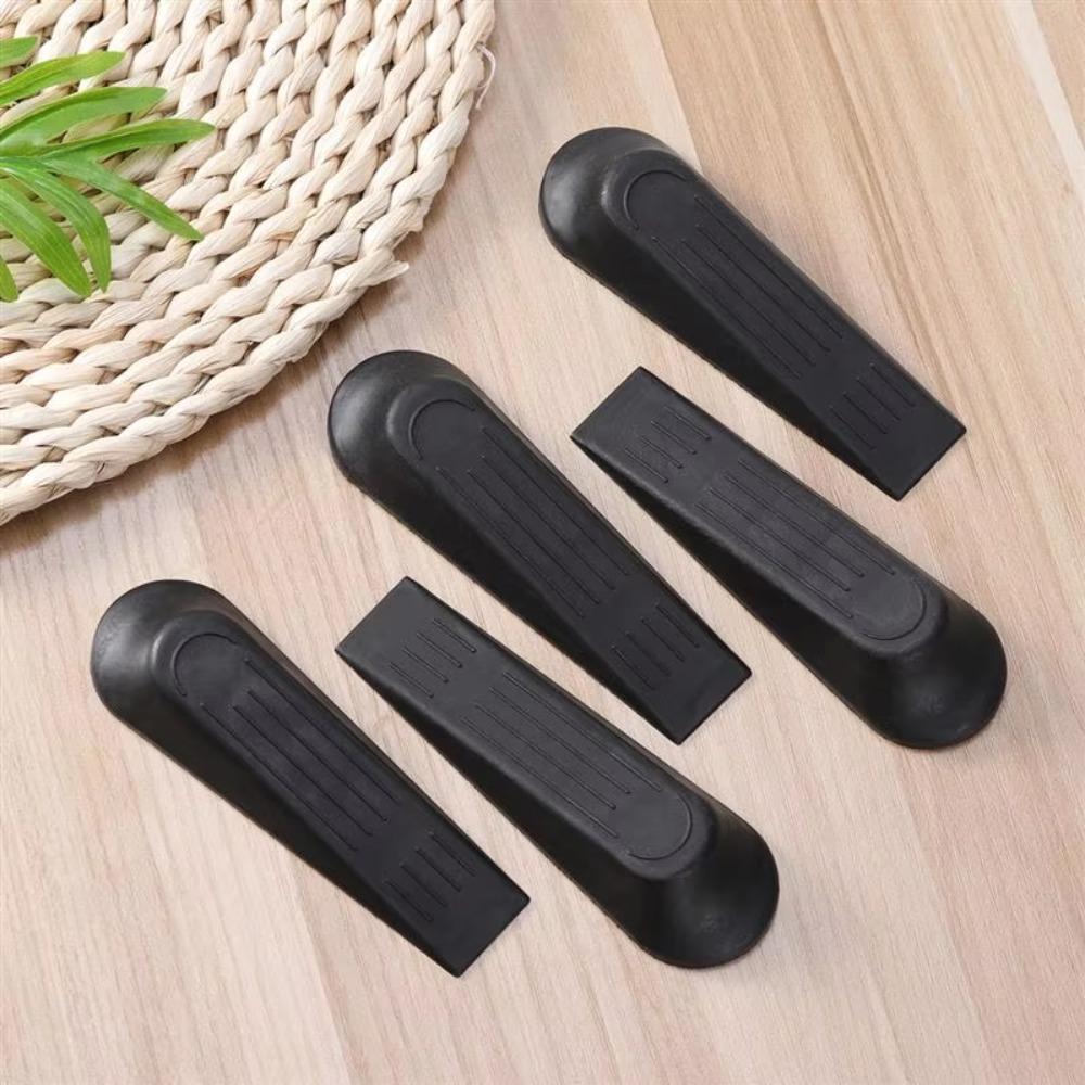 5pcs Set Durable Heavy Duty Door Stopper Non-Slip Base Door Block Wedge Child Safety