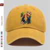 Pc Pcs Tropical Toucan Print Baseball Cap  Sun Hat  Adjustable Trucker Hat Suitable for Men  Women Lightweight Washed Vint