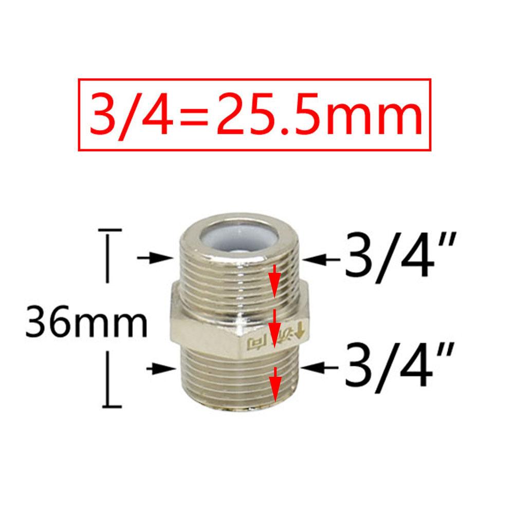 

Silver 3/4 Thread Check Valve Brass Male Female Threaded 1-Way Valve Connector For Water Tank Water Heater Toilet 1Pcs
