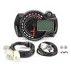 Universal RX2N LCD Digital Motorcycle Speedometer Odometer trument MAX 299KM/H 7 Colors Dashboard Adjustable Speed
