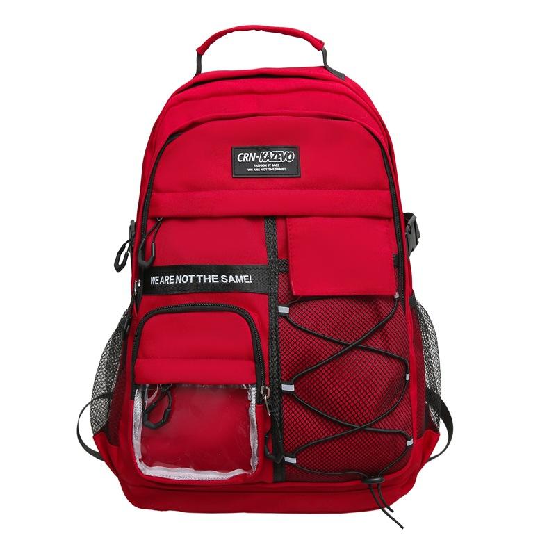 Schoolbag 1011 New Workwear Style Large Capacity Lightweight Lightweight Spinal Support School Bag for Girls, Middle School, High School