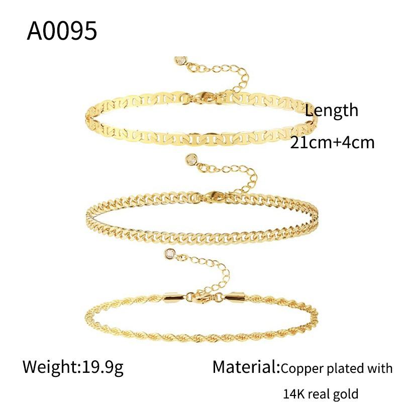 Elegant Gold-Tone Ankle Chain Set Women Minimalist Geometric Foot Jewelry Luxury Style