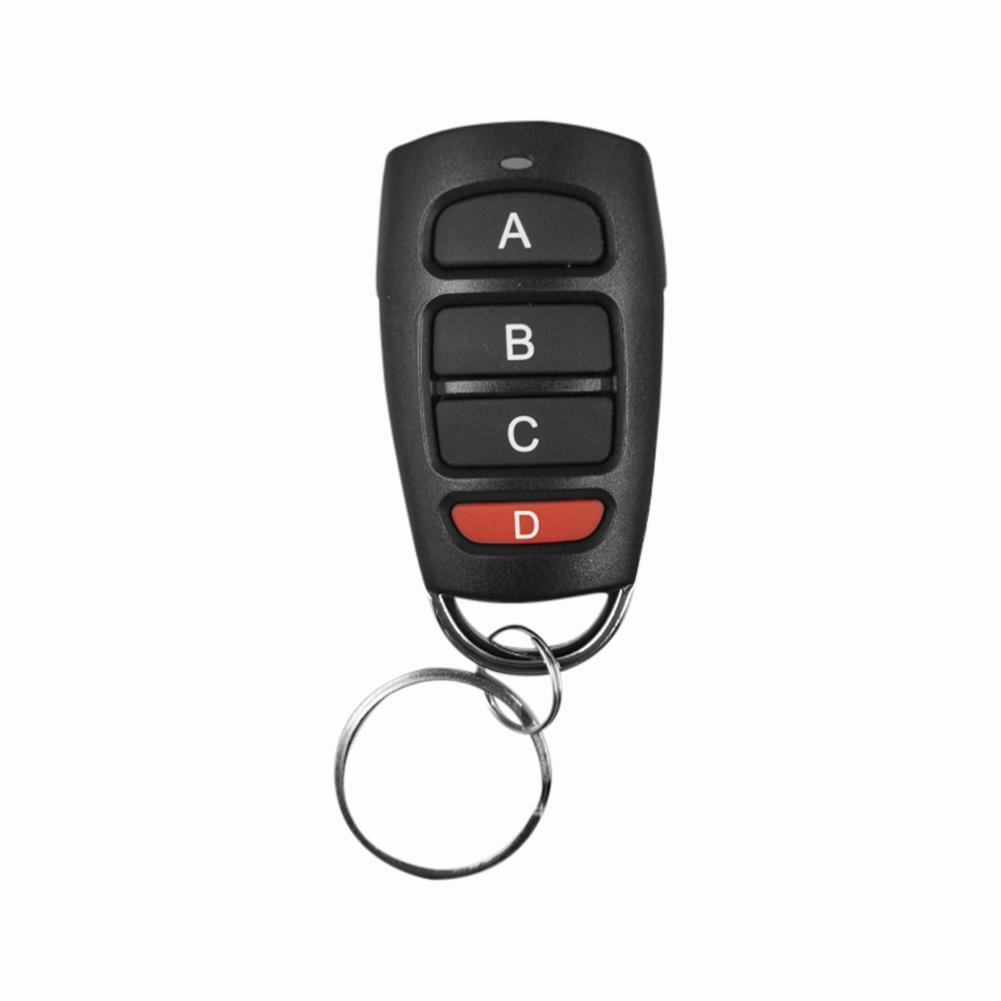 1/2PCS Auto Copy Remote Control Auto 4 Channel ABCD Code Garage Gate Door Opener Duplicator 433.92 MHz Cloning Code Car Key