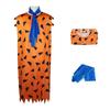 Adult Prehistoric Caveman Costume for Halloween Stage Performance Cosplay