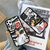 Road Racing Anime I-Initial D For IPhone 17 16 15 14 13 12 11 Pro Max Plus Mini PC+TPU Back Phone Cover
