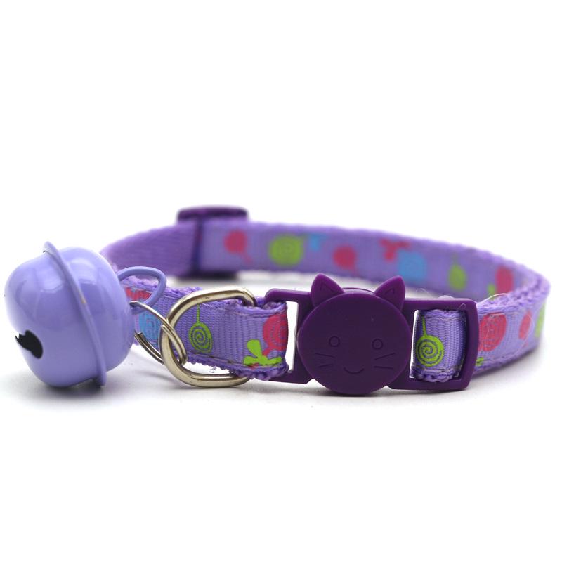 New Product Pet Color Cat Buckle Collar Lollipop Collar Cat Dog Collar Candy Collar Human Neck Collar