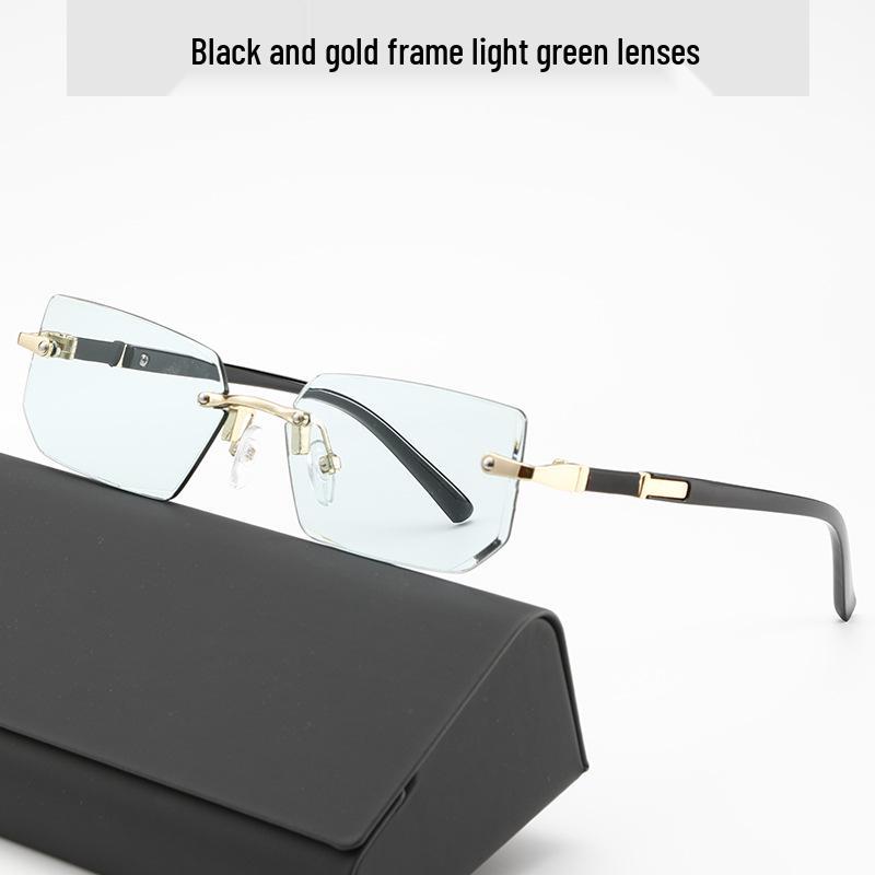 Trendy Frameless European & American UV Protection Sunglasses for Men and Women