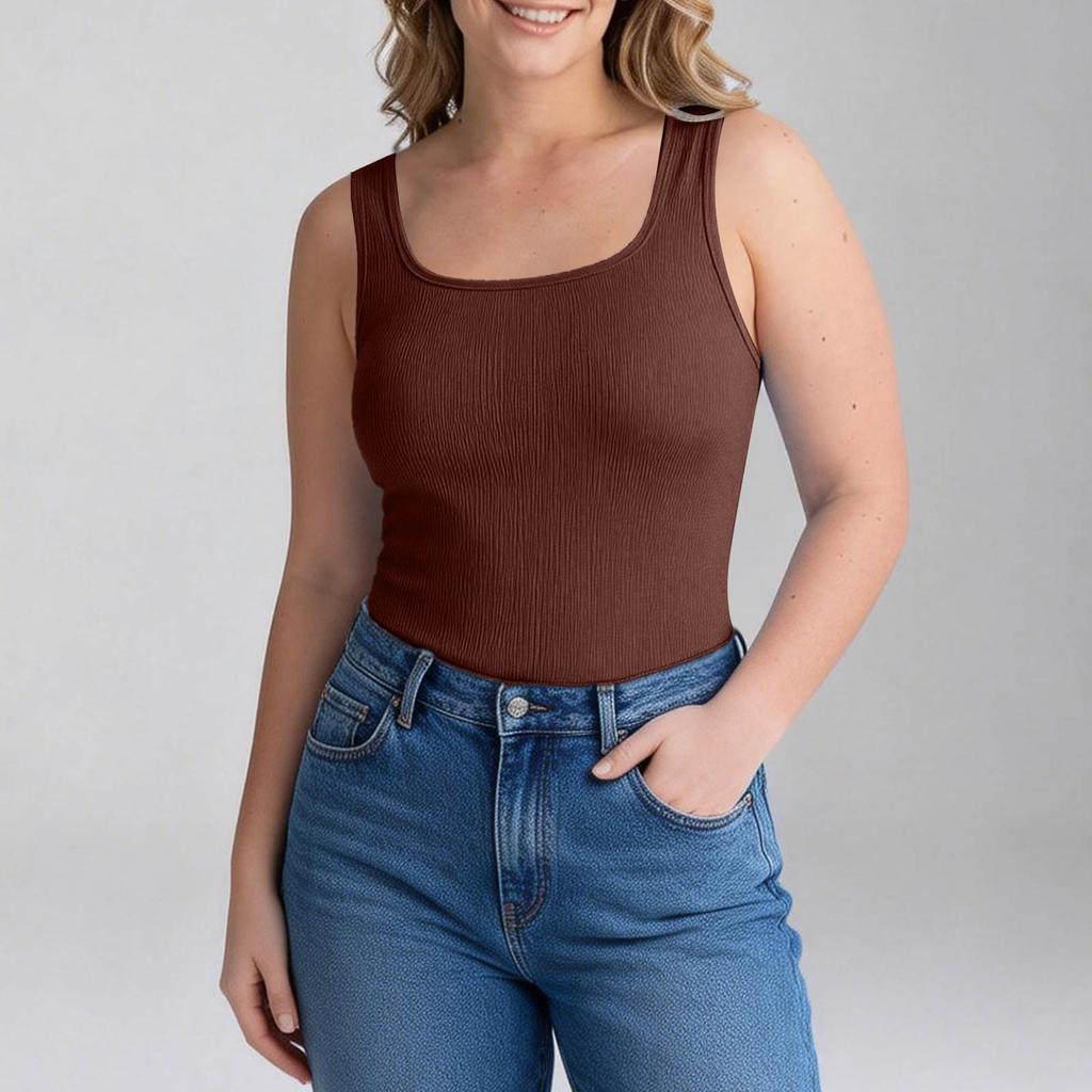 Women's Shaping Compression Square Neck Tank Top