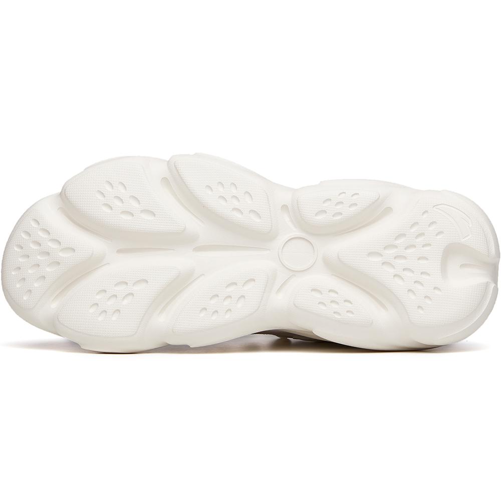 New Anta Cat Paw Cushioning, Breathable, Supportive Low Top Chunky Sneakers Women's White Pink Meow Shoes 922128898-4