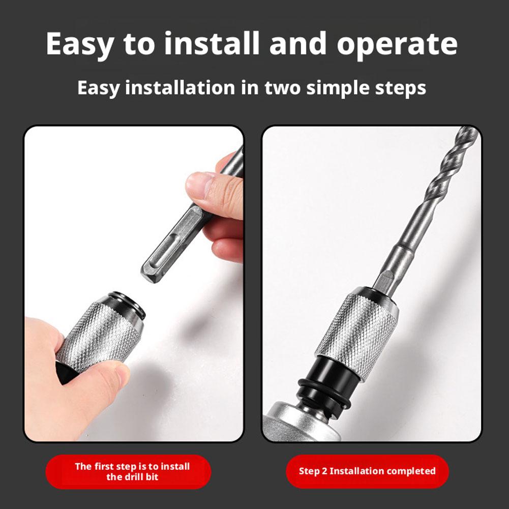 Cheie de impact electric la adaptor de conversie ciocan electric Transformă cheia de impact electric în ciocan cu burghiu pentru reparații casnice