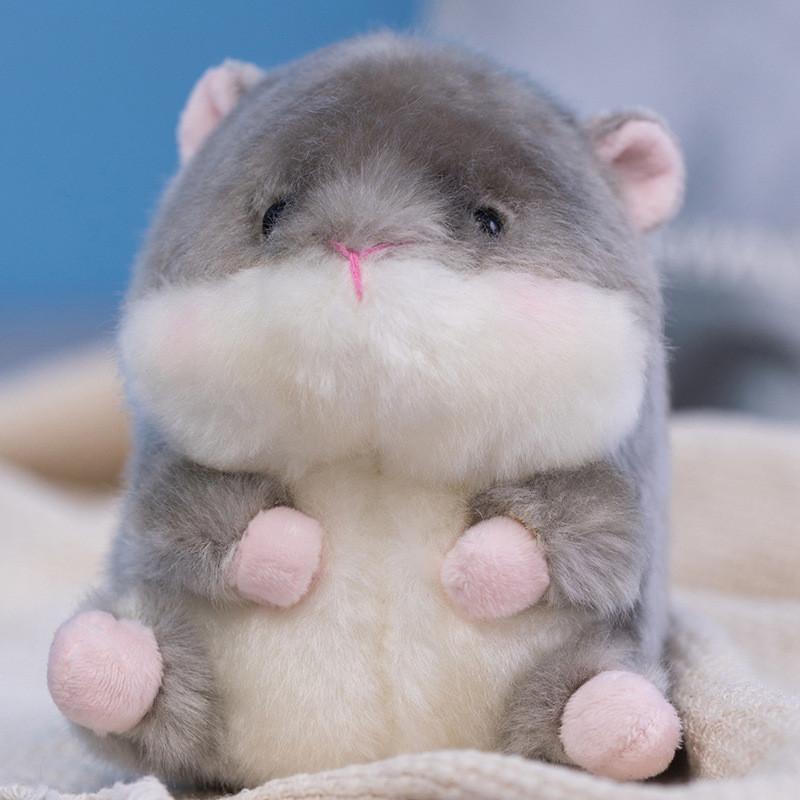 Cute Panda Plush Toy Backpack Pendant Small Rabbit Hamster Kawaii Doll Keychain