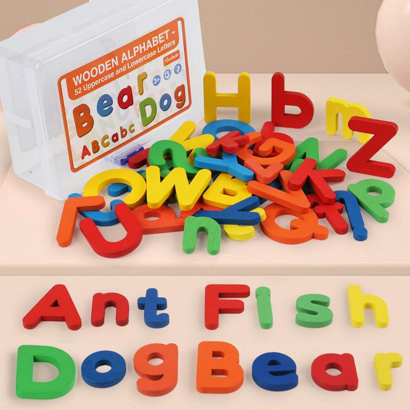 

Wooden Alphabet & Number Early Learning Educational Toy