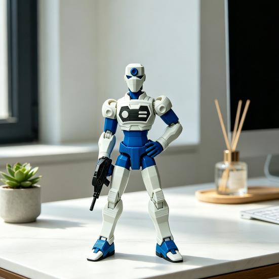 Cartoon Character Action Figure 3D Printed Posable Articulated Figure Model Collectible Figurine Fidget Toy Decoration Anime Fans Gifts
