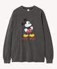 VTWO Vintage Washed_ Mickey_ Long Sleeve Tee (Charcoal)