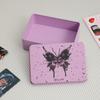 Ins Style Girl DIY Hand Account Sticker Goo Card Storage Box Student Desktop Finishing Star Card Storage Iron Box
