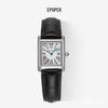 Klassische Vintage Lederarmband Wasserdichte Quarz-Uhr