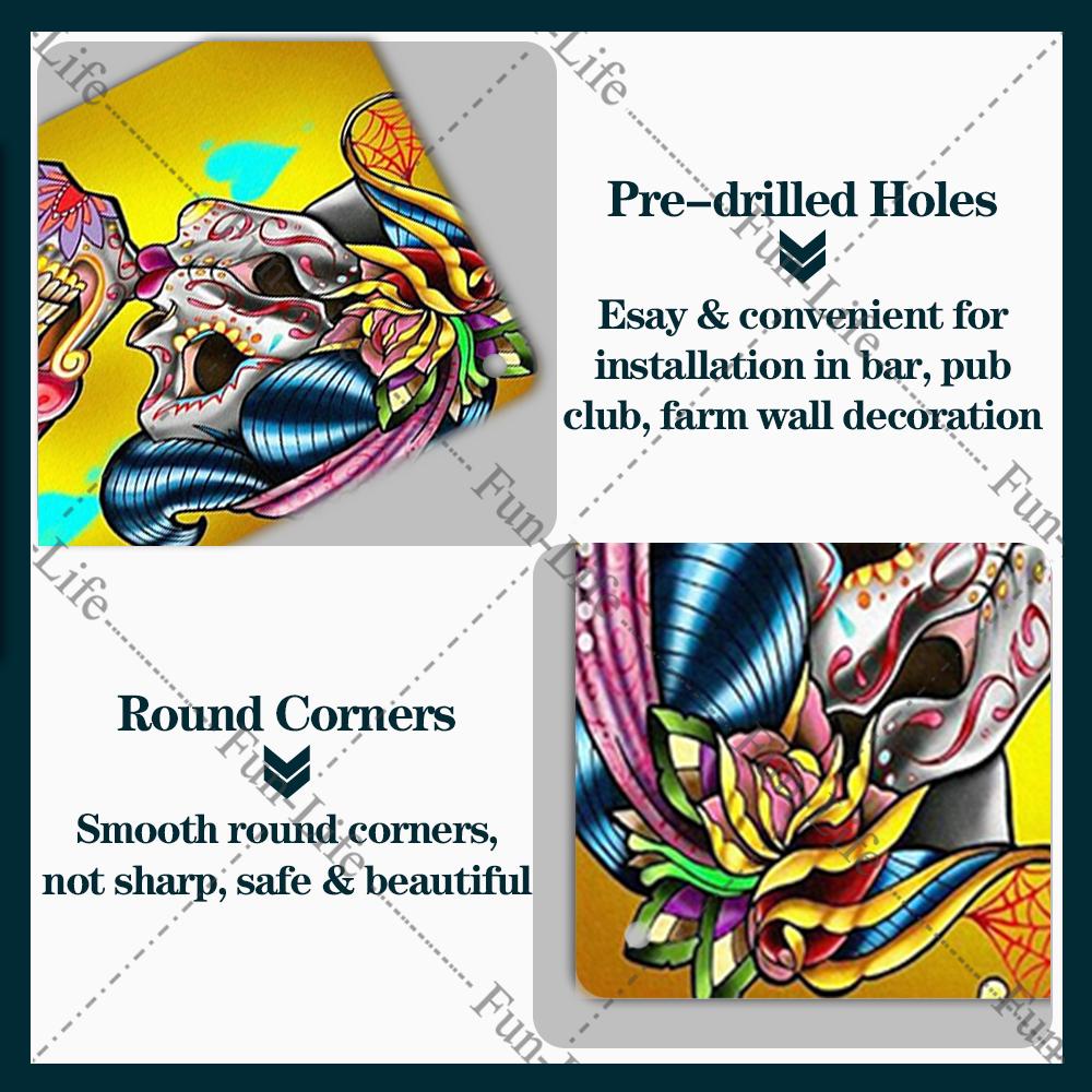Easter Plaque Metal Tin Signs Shabby Chic Painting Poster Skeleton Vintage Wall Art Sticker Pub Bar Home Casino Decor 20x30 cm
